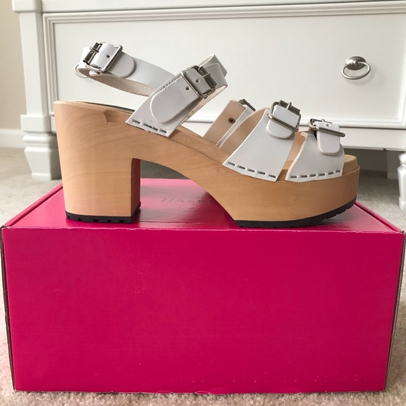 swedish hasbeens buckle sandal